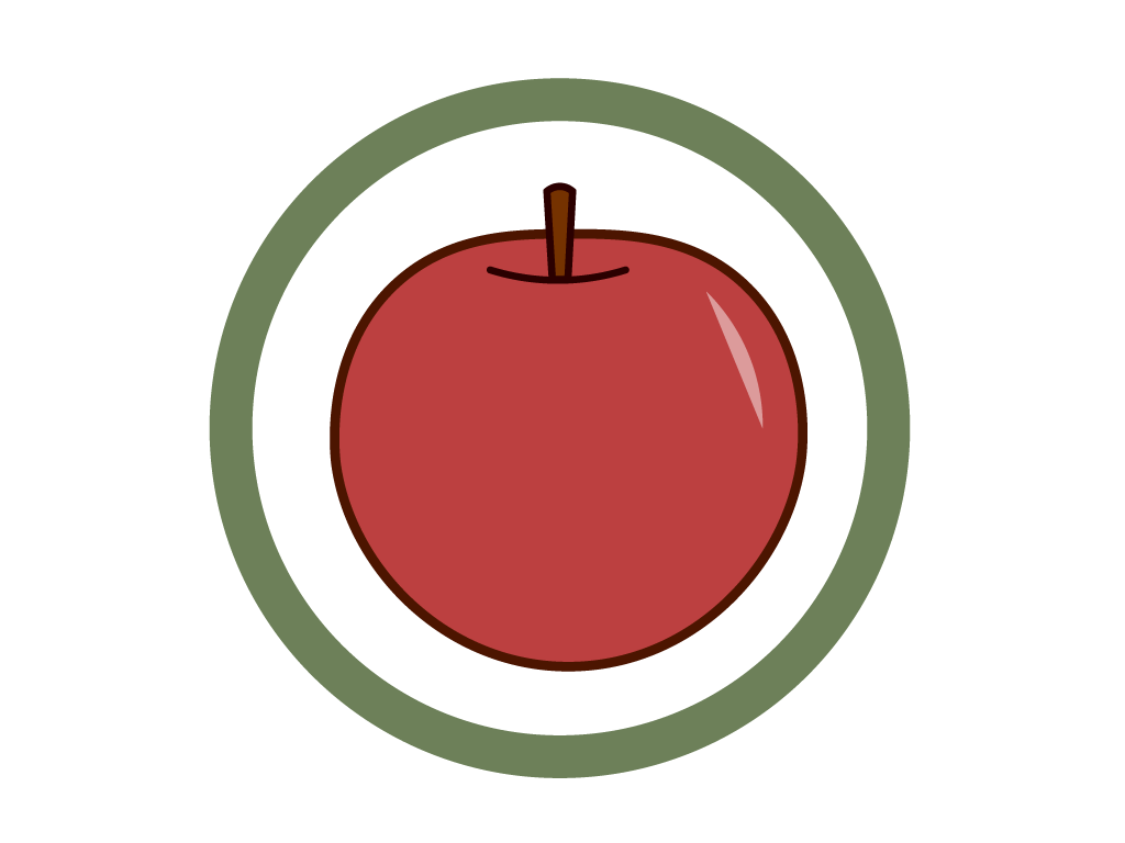 りんごを使用しています